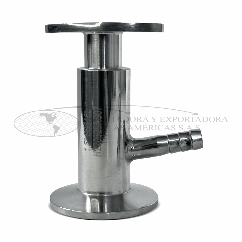 Grifo Tomamuestra Acero Inoxidable Clamp Bogotá Colombia
