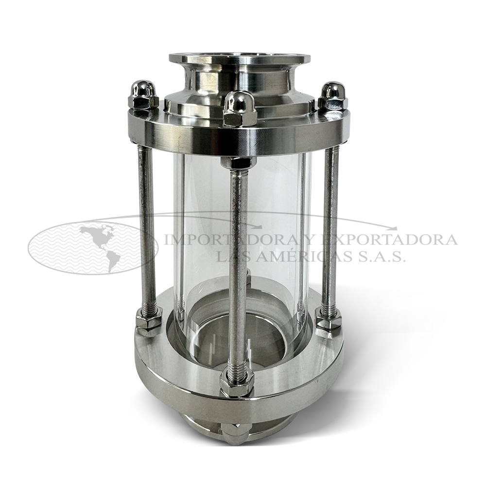 Visor Tubular Acero Inoxidable Clamp Sanitario Tubería