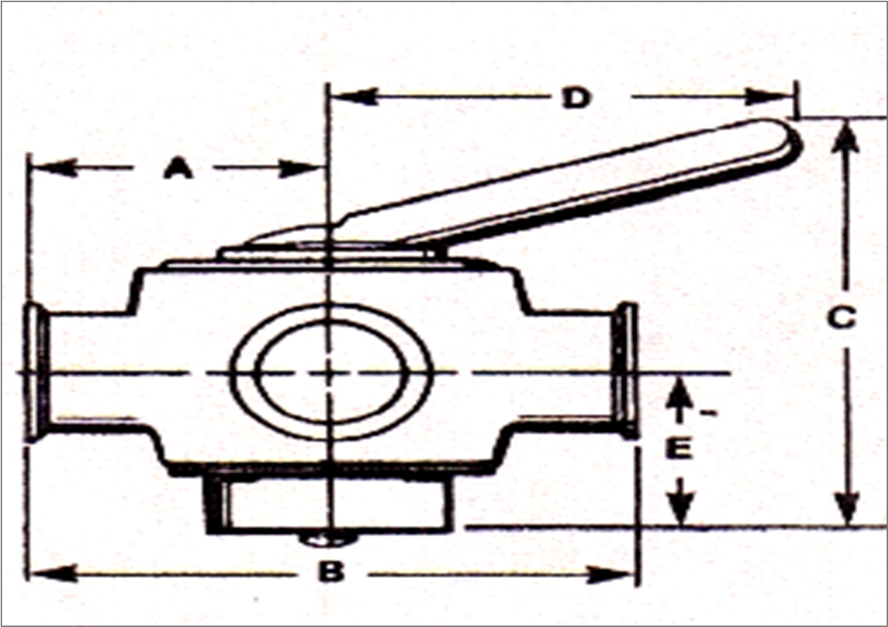 valvula sanitaria tres vias clamp valvula sanitaria tres vias clamp