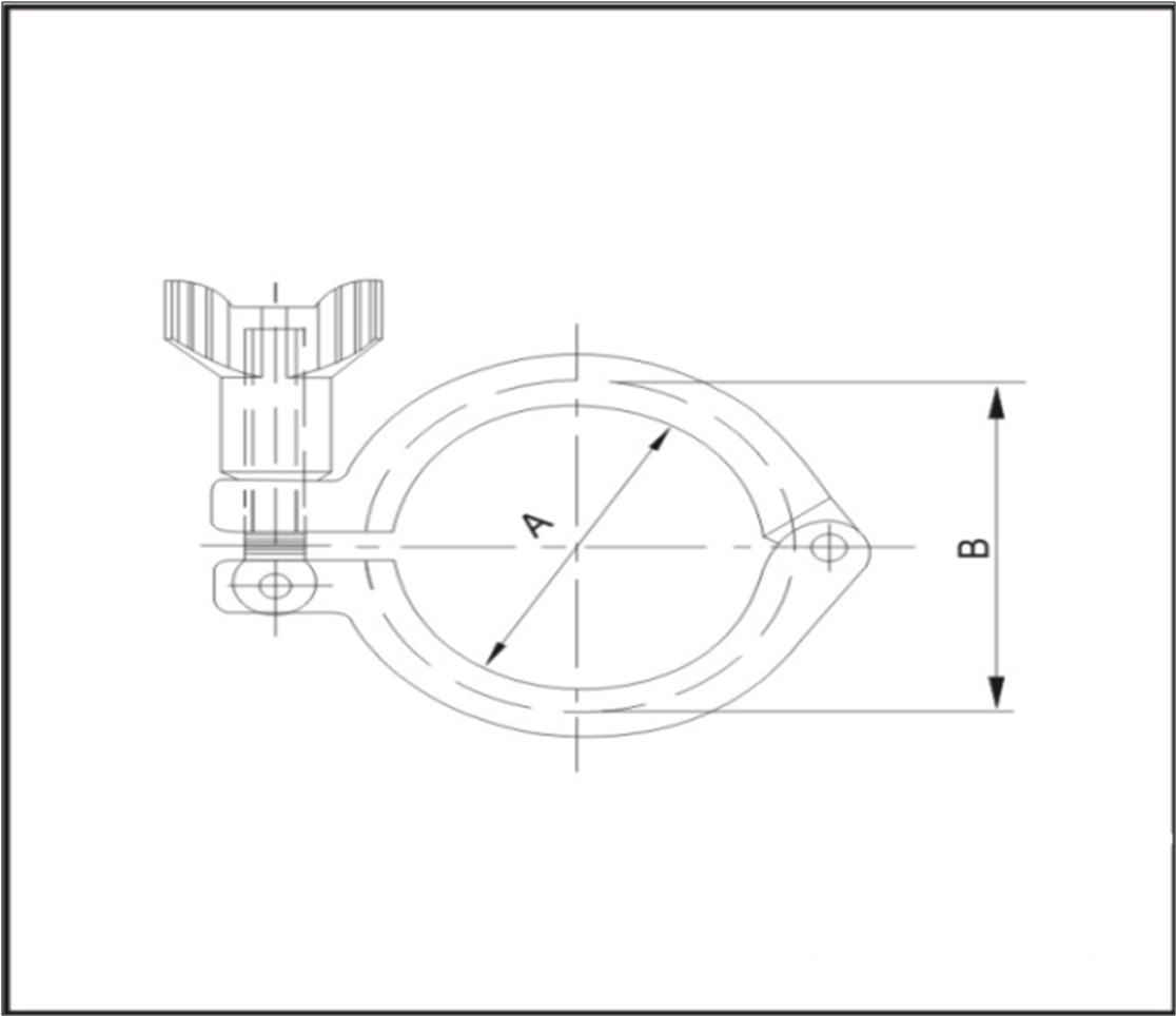 Abrazadera clamp accesorios sanitarios