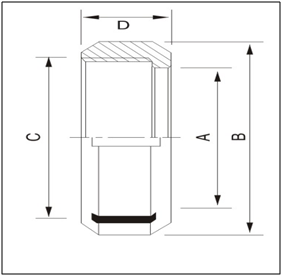 tuerca redonda ranurada sms