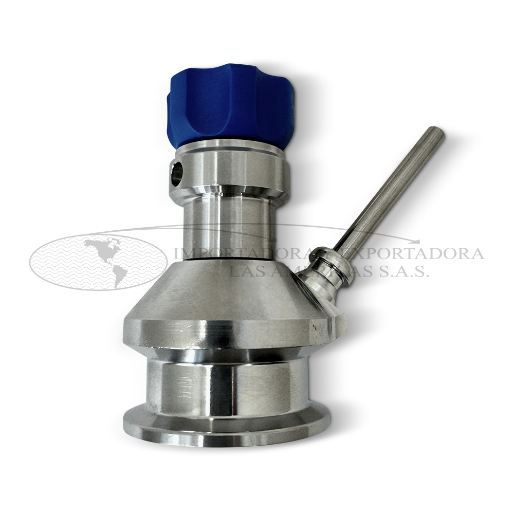 Grifo Tomamuestra Sanitario Acero Inoxidable Clamp