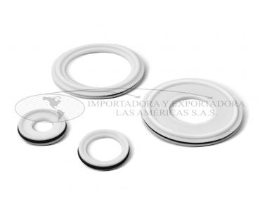 Empaque Sandwich Ptfe/Epdm Para Ferrula En Acero Inoxidable