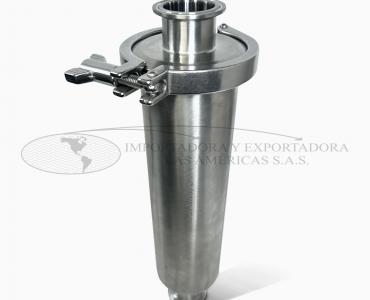 Filtro Recto Acero Inoxidable Clamp Bogotá