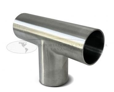 Tee Larga Acero Inoxidable Norma BPE Electropulido Tubería Codo