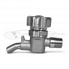 Grifo Tomamuestra Acero Inoxidable Npt Horizontal Bogotá