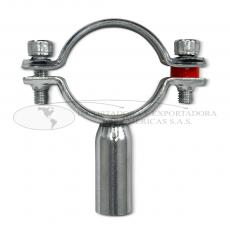 Soporte Redondo Acero Inoxidable con Base para Tubería Ferrulas
