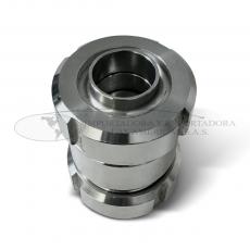 Cheque Vertical Acero Inoxidable DIN Soldar con Tuercas