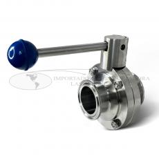 Válvula Mariposa Acero Inoxidable Clamp Empaque EPDM