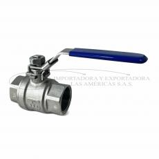 Válvula Bola Paso Full Acero Inoxidable Bogotá