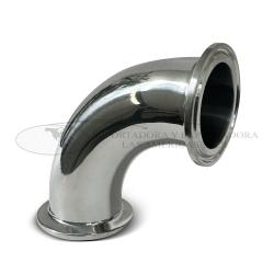 Codo 90° Acero Inoxidable Clamp Sanitario Accesorio