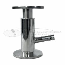Grifo Tomamuestra Acero Inoxidable Clamp Bogotá Colombia