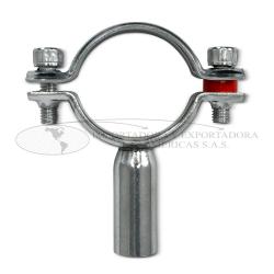 Soporte Redondo Acero Inoxidable con Base para Tubería Ferrulas