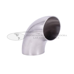 Codo 90° Acero Inoxidable DIN Pulido Id/Od Soldar